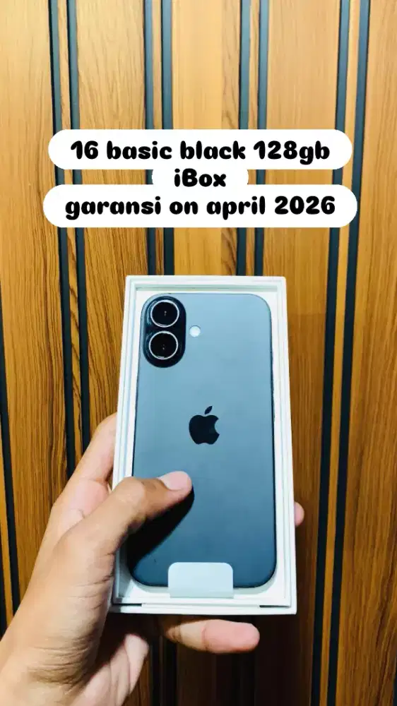 iphone 16 basic black 128gb iBox