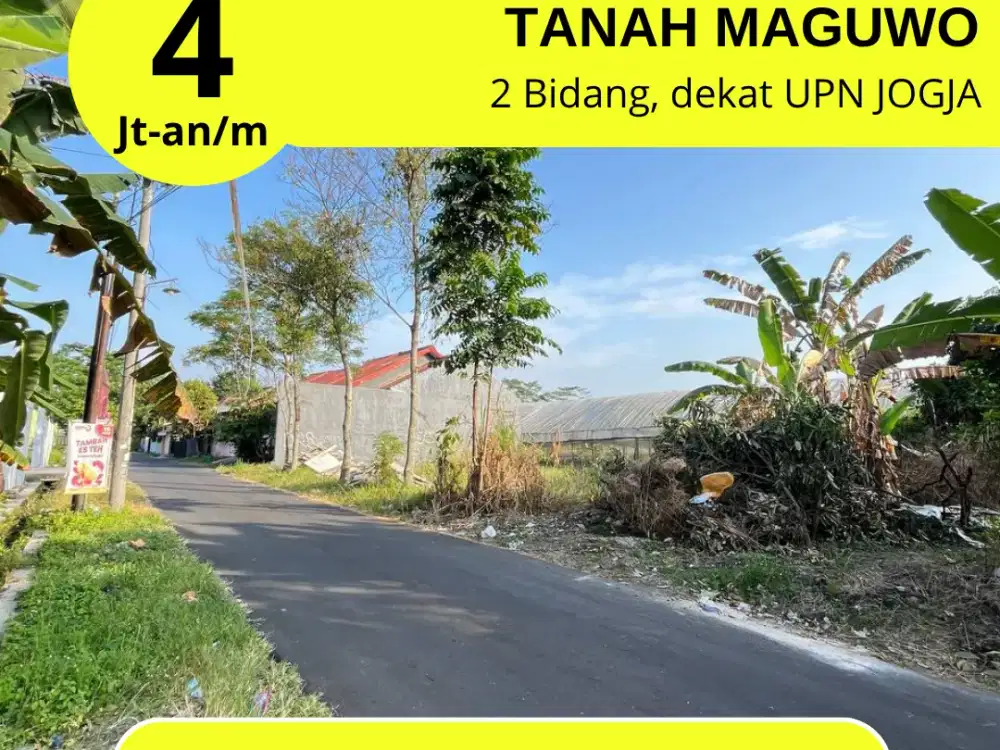 8 Menit UPN Cndongcatur, Tanah Dijual Jogja