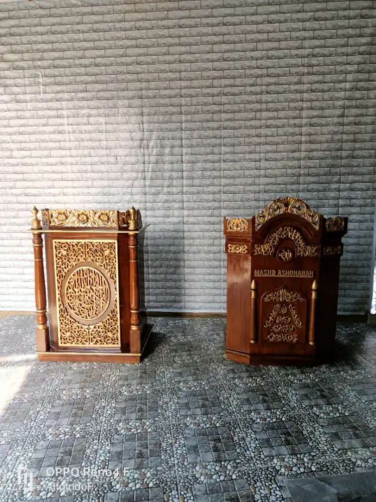 Mimbar masjid podium 32