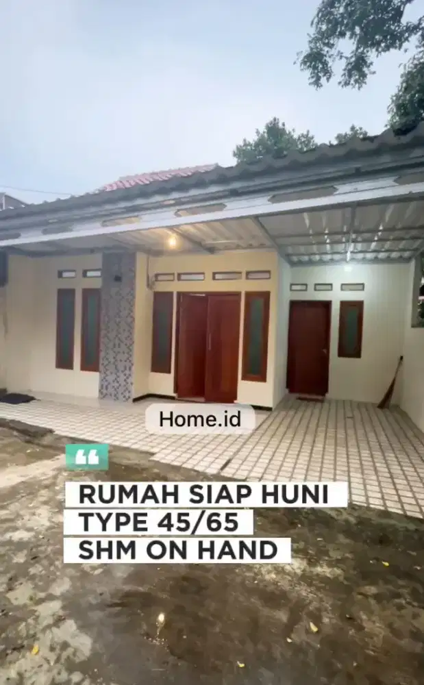 Rumah siap huni shm tinggal balik nama di sawangan kota Depok
