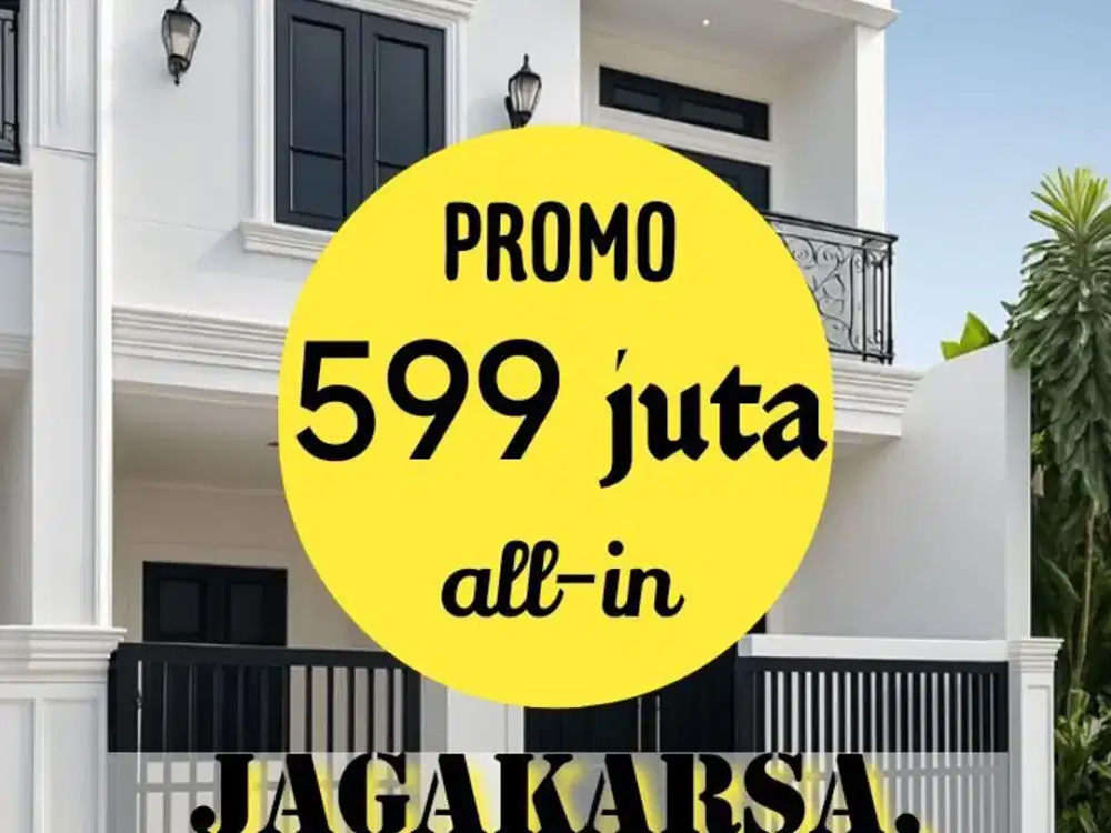 JAKARTA SELATAN Rumah Murah Meriah 2-lt Minimalis di Jagakarsa