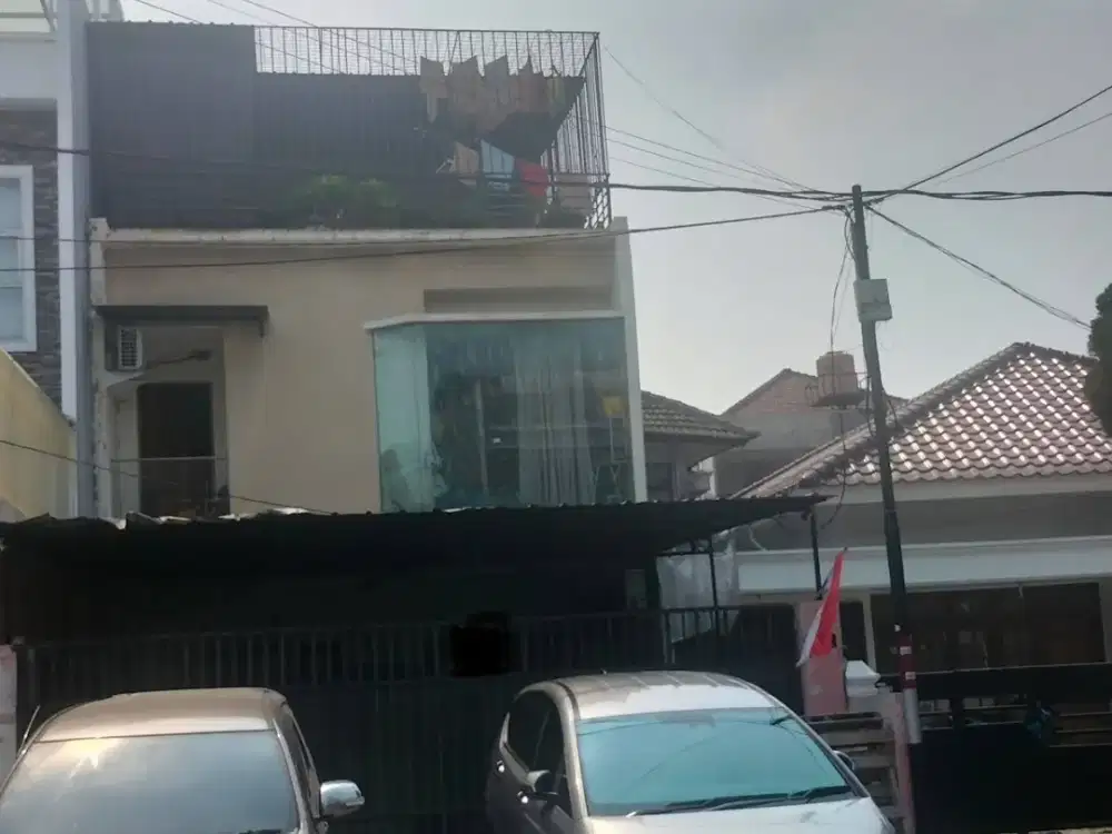 JUAL CEPAT RUMAH SUNTER 2 1/2 LANTAI PINGGIR JALAN BISA DAGANG, DKT RS