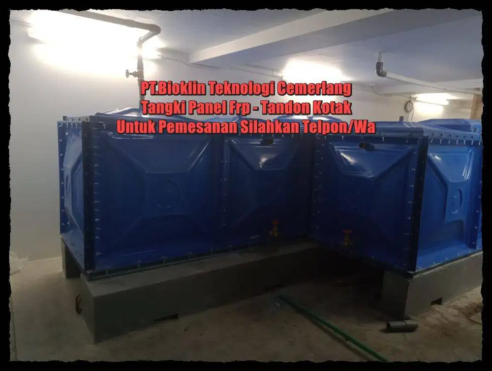 TANGKI AIR FIBERGLASS - GROUND TANK - PANEL FRP - ROOF TANK FRP