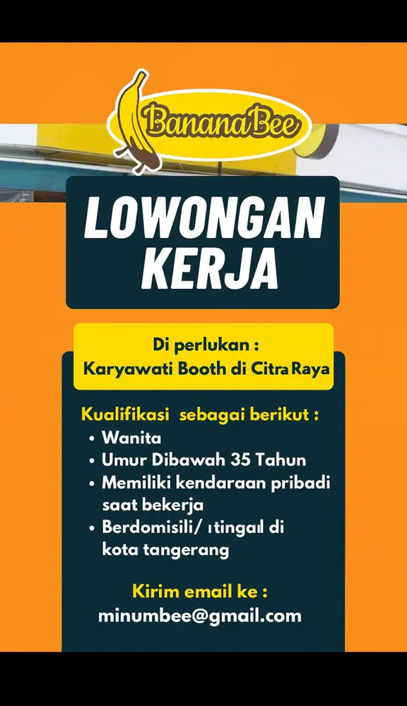 DI BUTUHKAN KARYAWATI SANGAT SEGERA