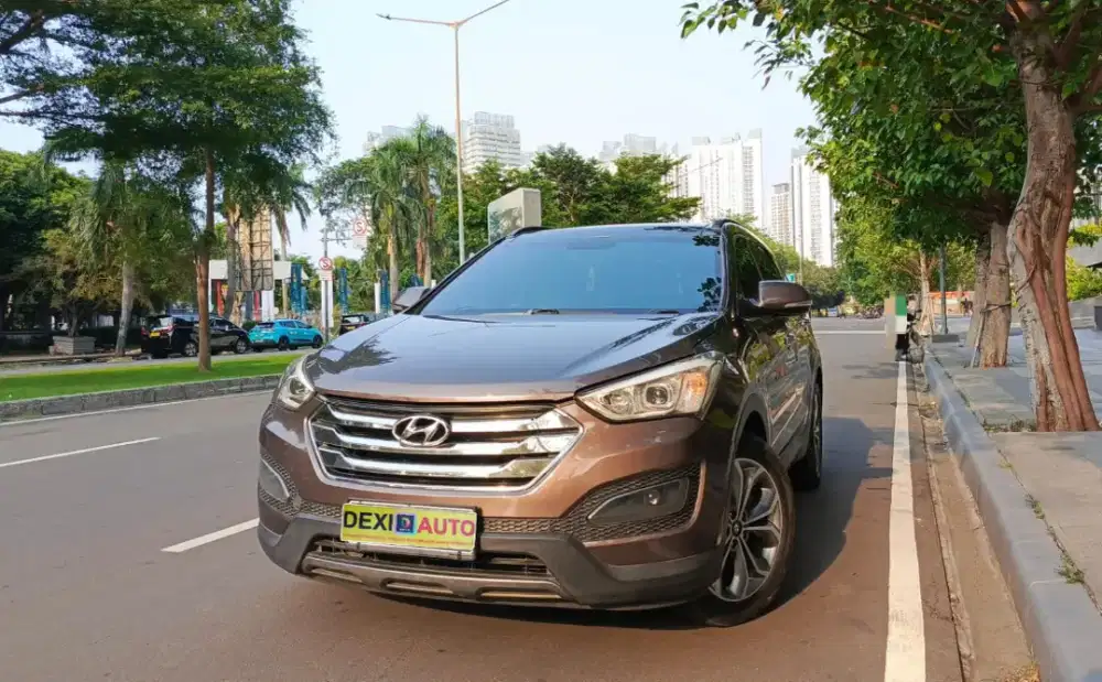 (KM80000)HYUNDAI SANTA FE DIESEL 2015 NIK 2014 SUNROOF KMRENDAH
