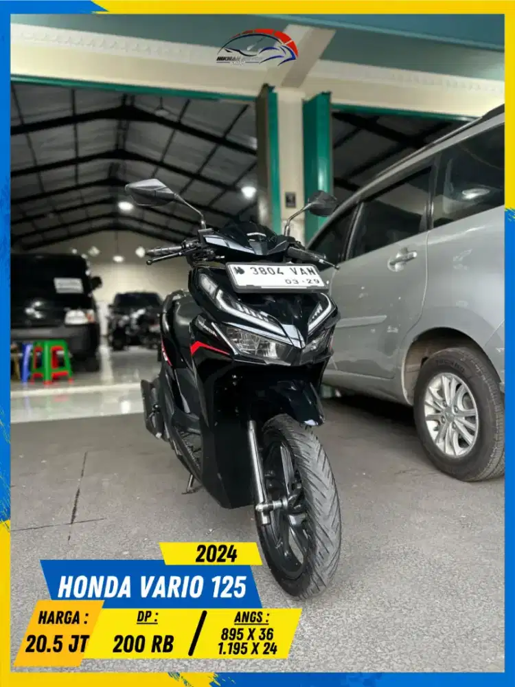 HONDA VARIO 125 2024 BEKAS RASA BARU BOSSKU HIKMAH MOTOR KEPUH MALANG