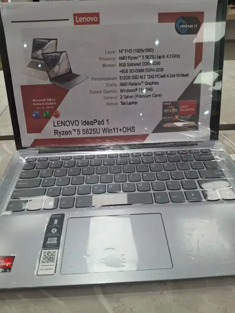 CICILAN LAPTOP.LENOVO IDEPAD RYZEN 5 BEBAS 2KALI ANGSURAN