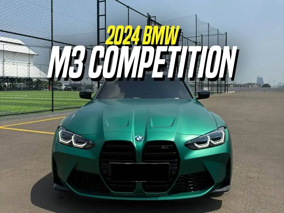 BMW M3 Competition 2024 NIK 2023 Green on Black Comp M3C