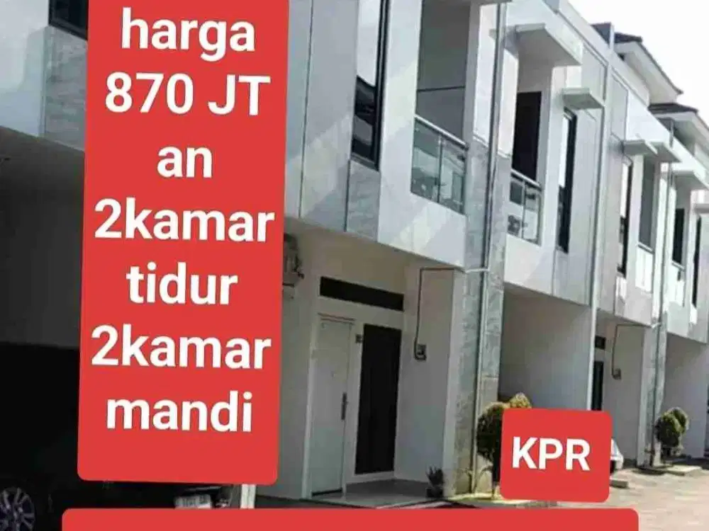Rumah modern di jual murah di percetakan negara Deket perkantoran jakarta pusat