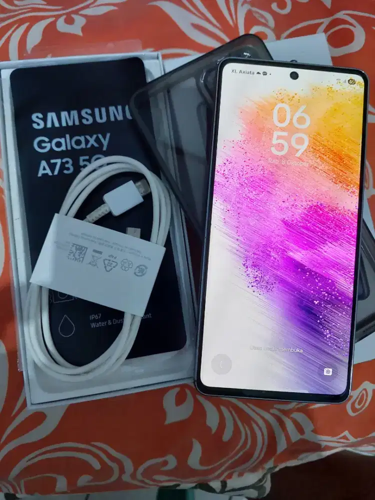 Samsung A73 5G Ram 8/256 eks. garansi resmi