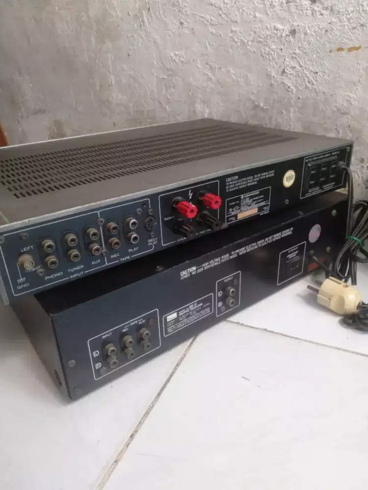 Home jual amplifier sansui SE-5 dan Kenwood KA-60 kondisi masih hidup