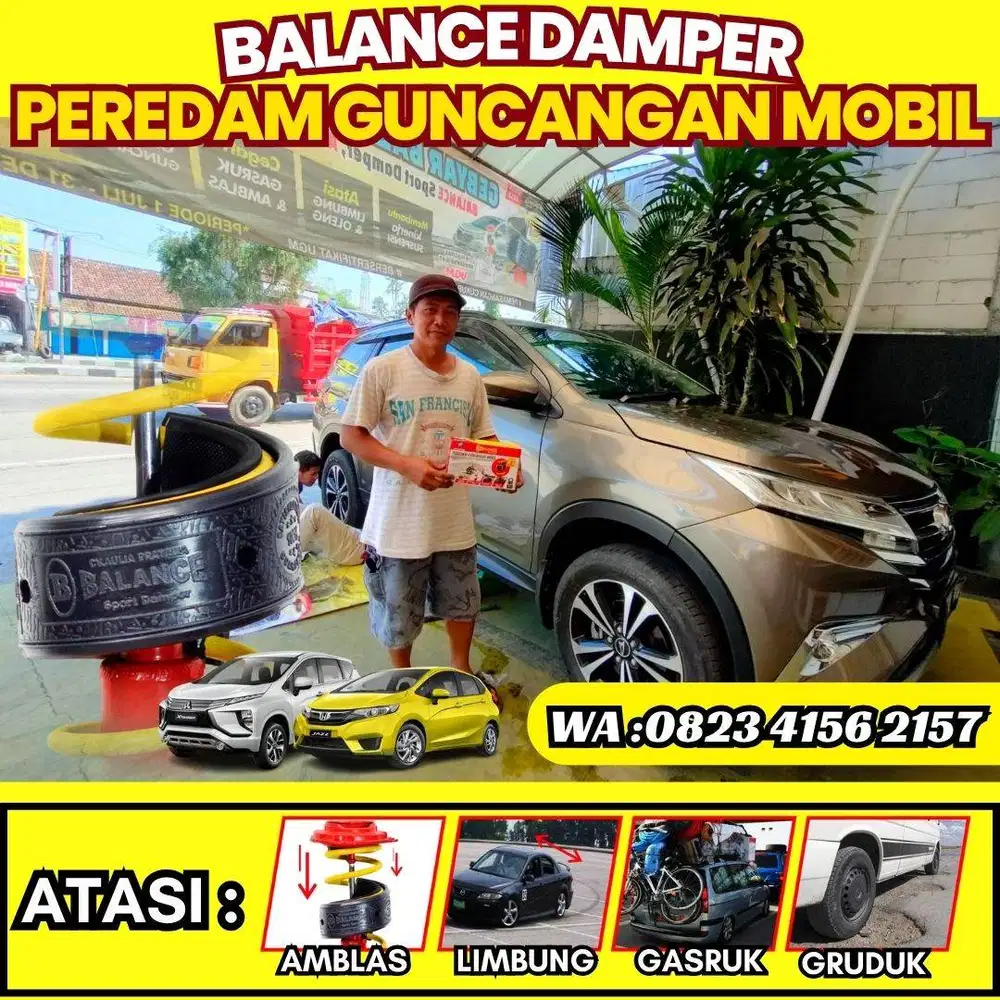 RASAKAN Nyetir Stabil Bebas GRUDUK di Mobil !! BALANCE DAMPER DI MEDAN