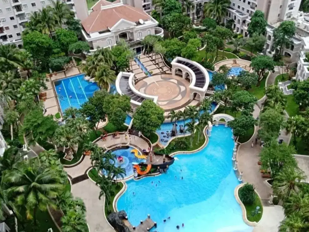 Termurah Apartemen Waterplace Pakuwon Tower F 2BR Kosongan View Pool