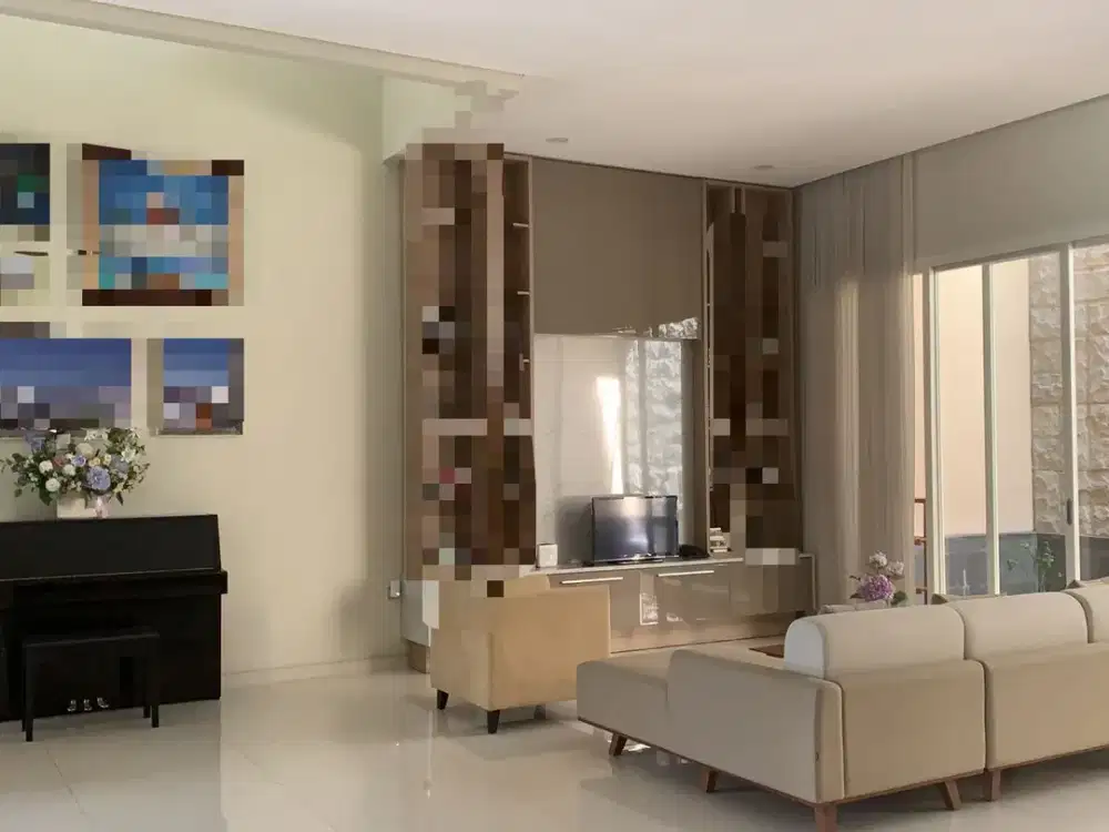 Disewakan Rumah 2 Lantai Siap Huni Furnish The Mansion Pakuwon Indah