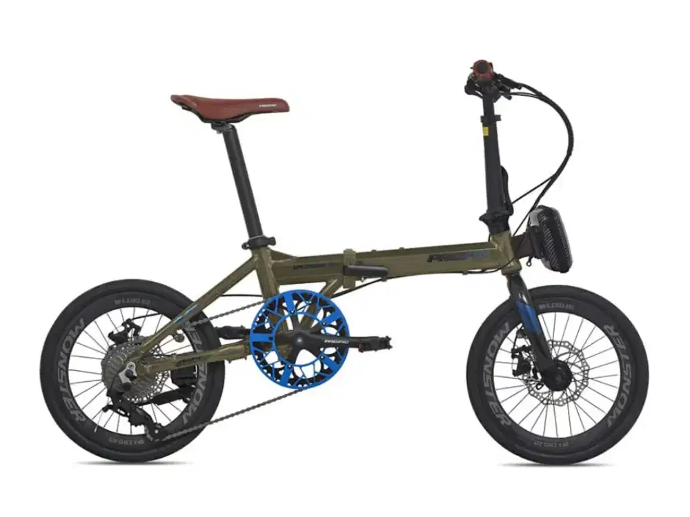 Sepeda Lipat 16inch  Pacific AX vt 300 Blackbox 9speed Disc Brake
