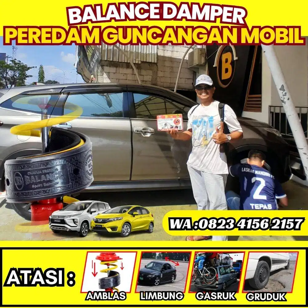 SHOCK MOBIL AUTO Jadi AWET & EMPUK! Pakai BALANCE DAMPER DI LAMPUNG