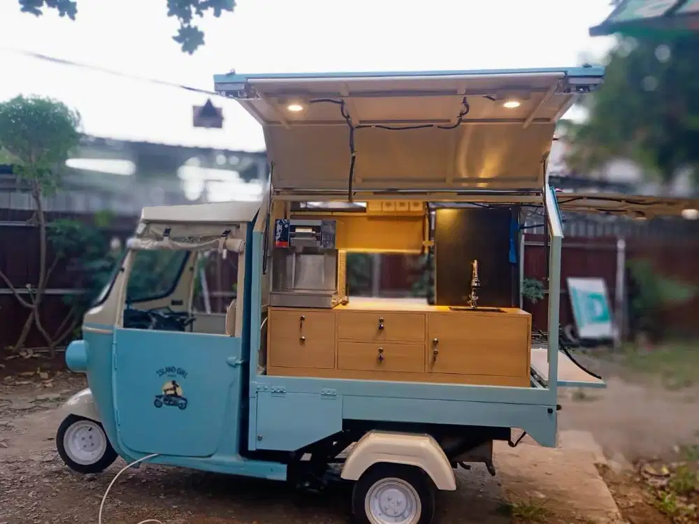 Bajaj tuktuk tvs moko custom coffeeshop food truck by Papip Id