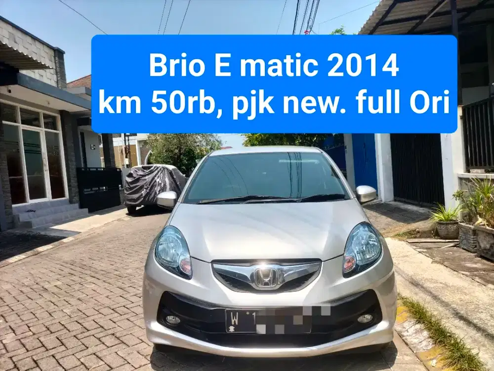 Brio E matic 2014.km 50rb, pjk new. 100 percent ori, nyacat kualat