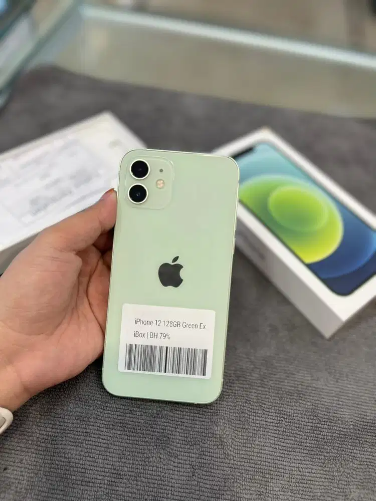 Iphone 12 128 Green ex ibox fullset |second