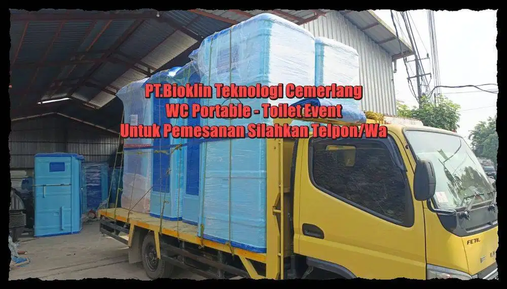 Toilet Portable / Toilet Outdoor/ WC Portable/Toilet Proyek/ Praktis M