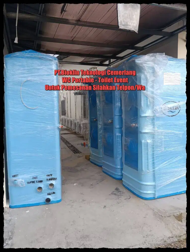 Toilet Portable,  Toilet Outdoor, WC Portable,Praktis Mudah Dipindahka