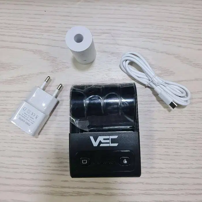 printer kasir bluetooth thermal VSC 58C 58mm 1500mah black