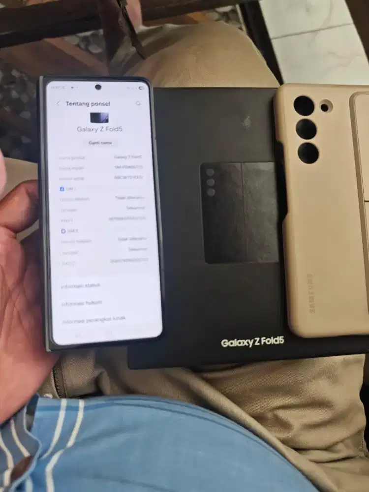 Samsung Z Fold 5 12/256Gb 5G Resmi terawat no minus msih bgus bs TT