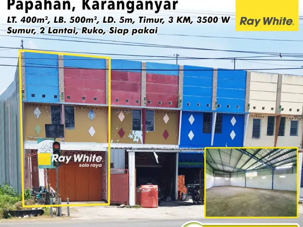 Disewakan Gudang Siap Pakai Harga Murah Di Karanganyar Kota Akses Kontainer
