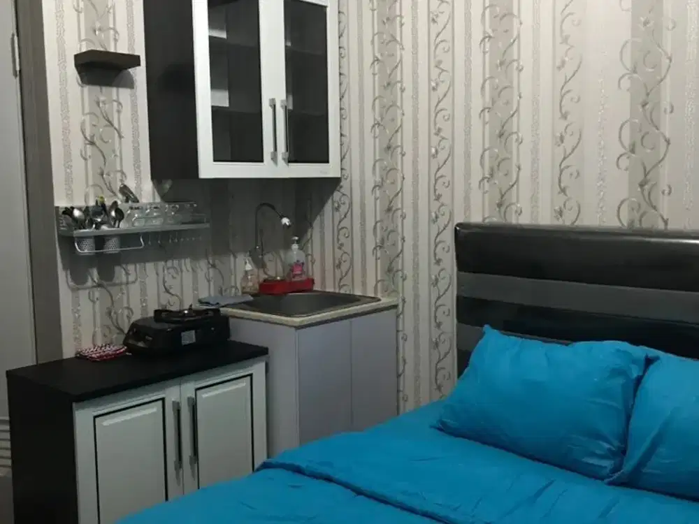 JUAL MURAH! Studio Furnish View Timur Apartemen Green Pramuka