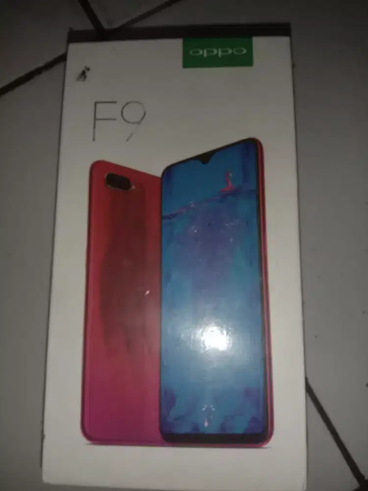Oppo f9 ram 8/256 lengkap normal