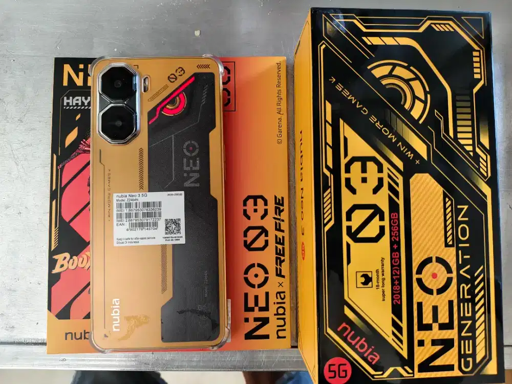 NUBIA NEO 3 8+12/256 SECON BERKUALITAS