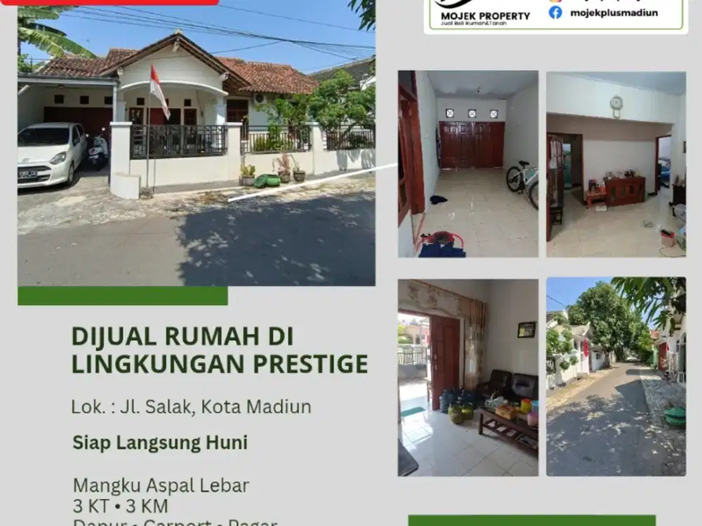Rumah Siap Huni Kawasan Jalan Salak