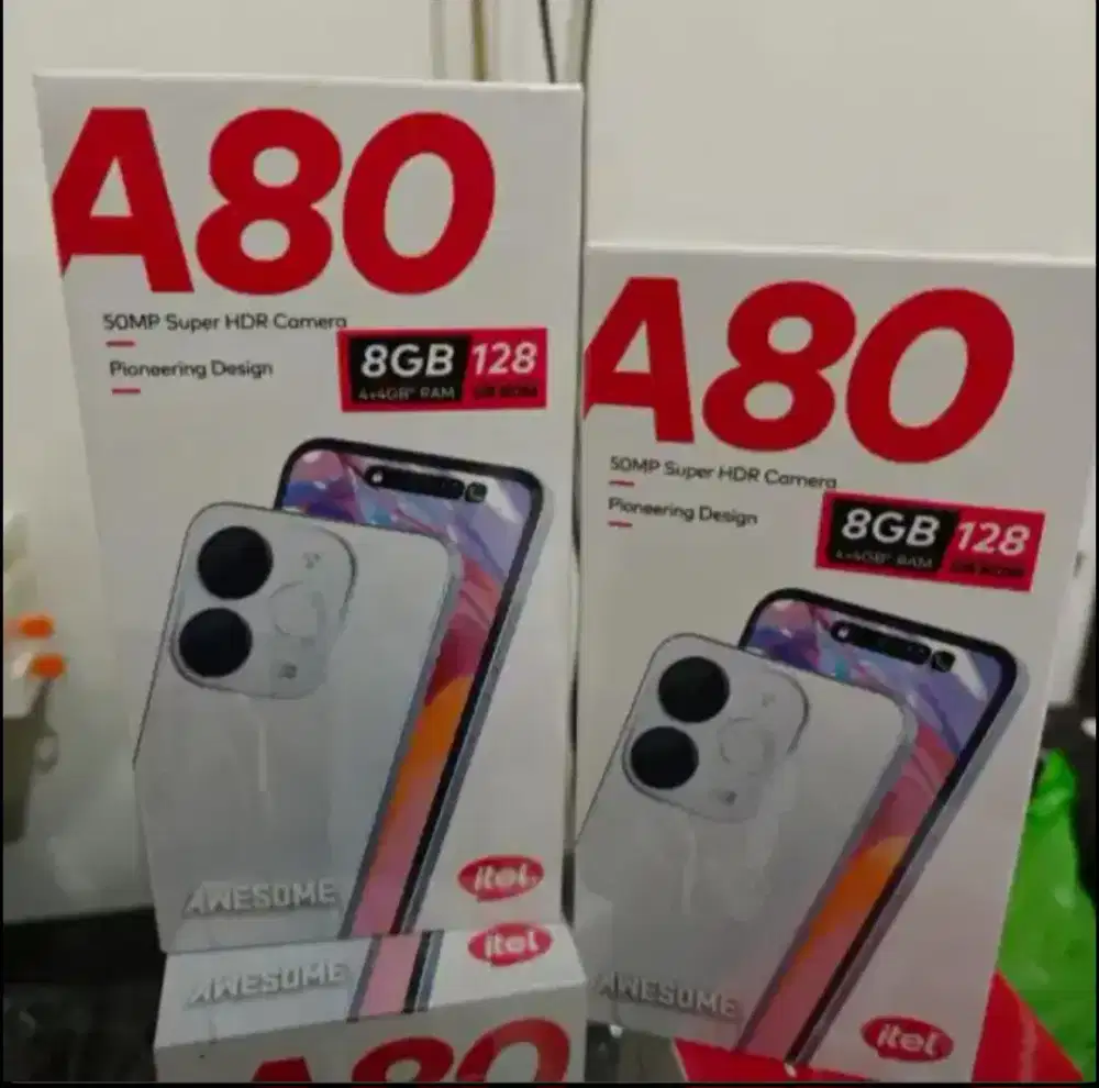 Itel A80 4GB+128GB BNIB Garansi Resmi Indonesia