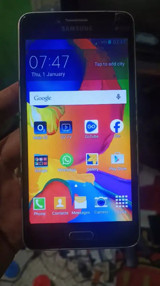 Samsung galaxy grand prime 4G 1/8 layar 5 inchi normal