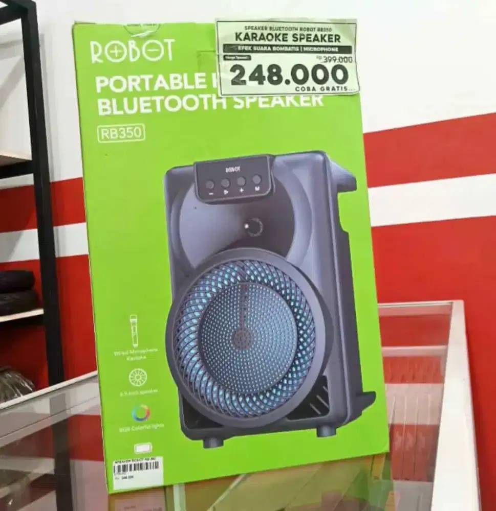 Speaker karaoke robot