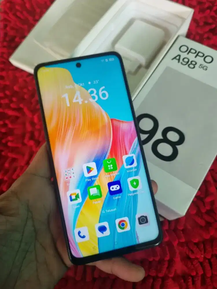 Oppo A98 5g NFc ram 8+8/256 mulus fulset cakep no minus