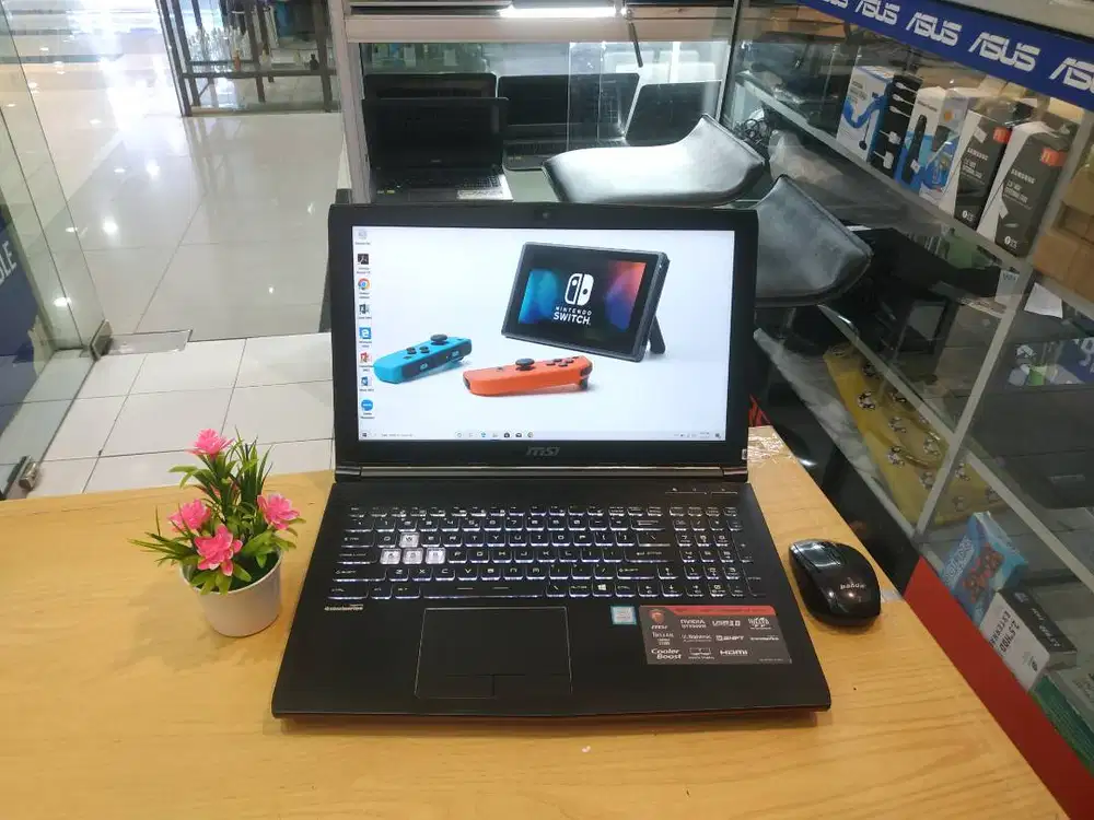 SLAE LAPTOP GAMING MSI GP62 6QC CORE i7 RAM 16GB SSD 256GB NVIDIA