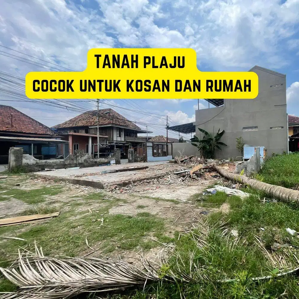 JUAL TANAH PLAJU PINGGIR JALAN PERTAHANAN KOTA PALEMBANG