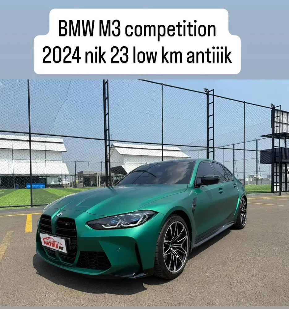 Bmw M3 2024 nik 2023 Green on black