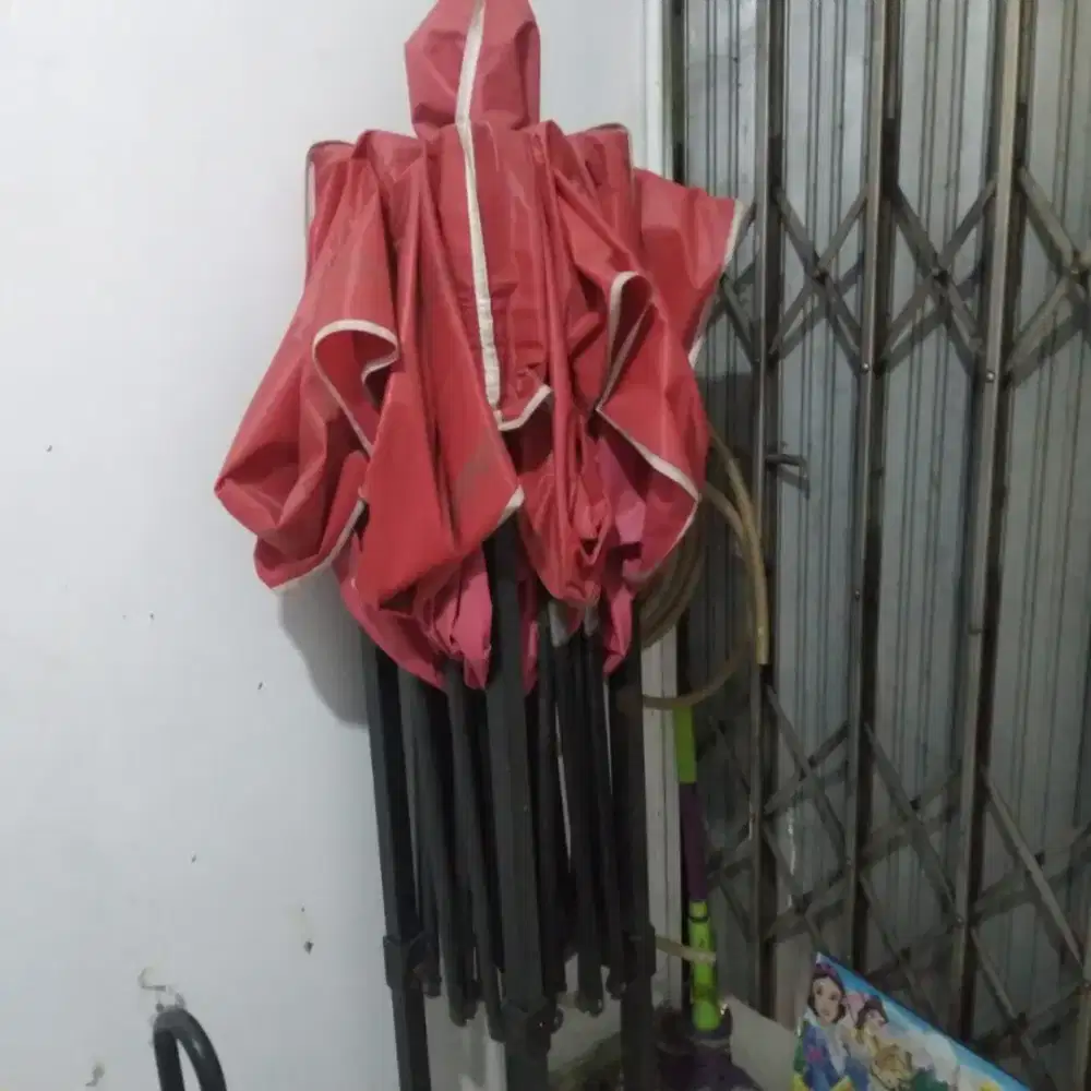 Tenda bazar 2×2 & meja lipat panjang