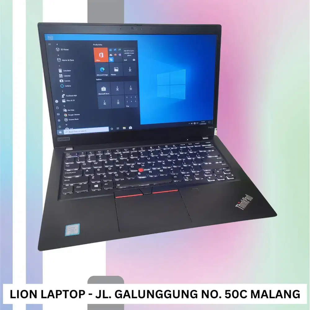 RAM 16GB SSD 512GB Core i5 Slim Lenovo Thinkpad T490s [09|10]