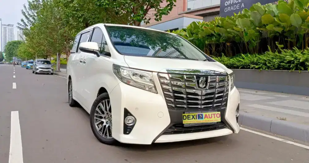 (KM38000)TOYOTA ALPHARD G ATPM 2018 NIK 2017 SUNROOF KM RENDAH