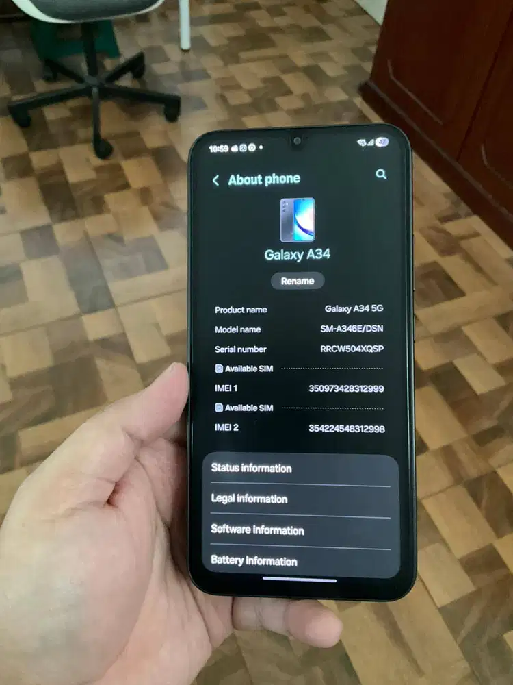 Samsung A34 8/128 5G bonus Micro SD & Casing