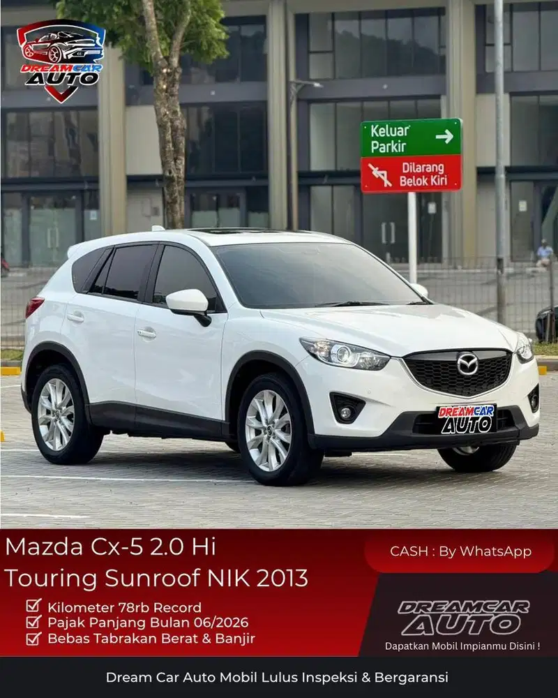 Mazda CX-5 2.0 Hi-Touring Sunroof NIK 2013 Grand Touring Putih