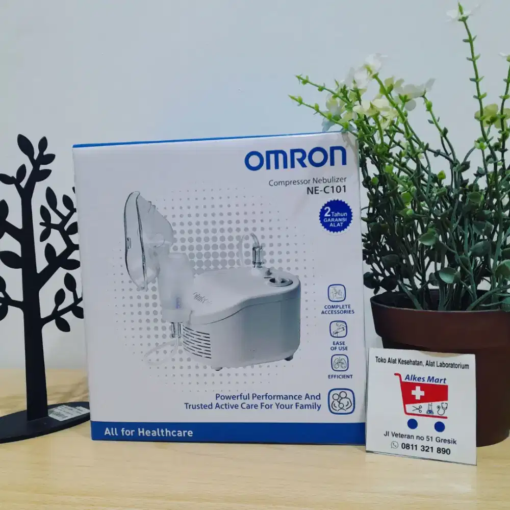 Alat terapi uap Nebulizer compressor OMRON NE-C101