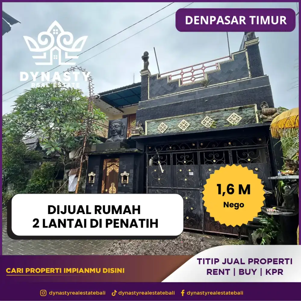 Rumah bwrlokasi strategis di Penatih