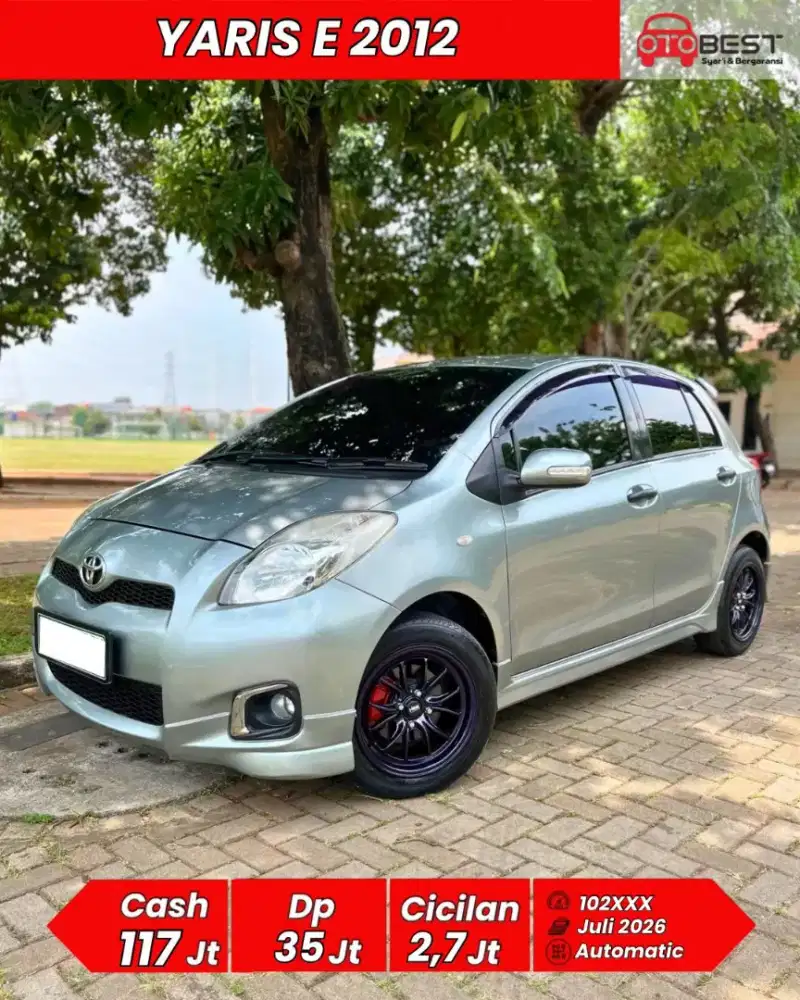 Cash Yaris E 1.5 AT 2012