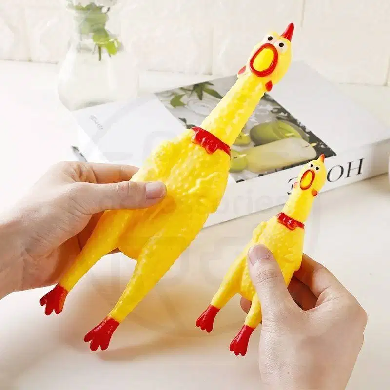 Shrilling Screaming Chicken Ayam Bunyi Teriak Mainan Anak Mainan Hewan