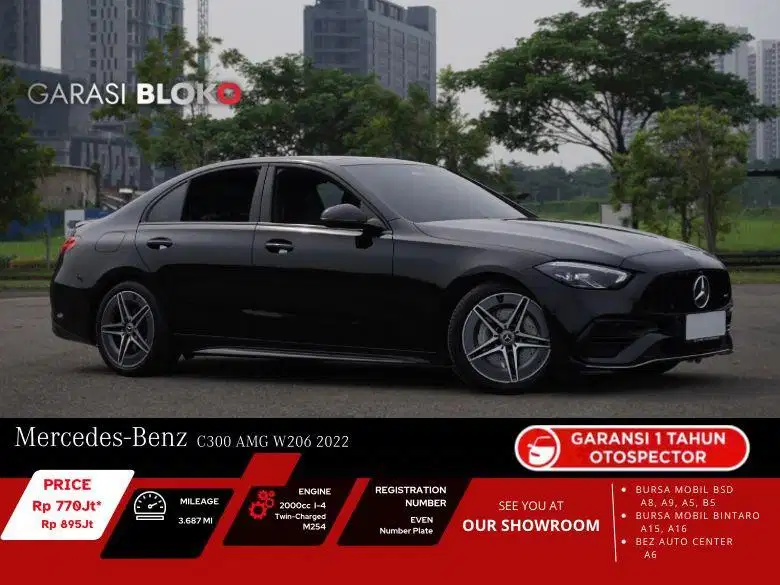 Mercedes Benz C300 W206 AMG M254 EQ-Boost 2022