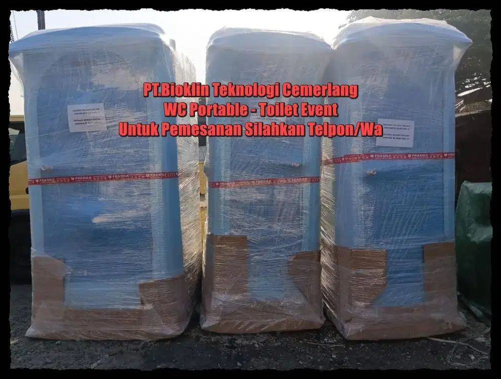 WC Portable, Toilet Modern, Toilet Portable Closet Jongkok/ Duduk Terj